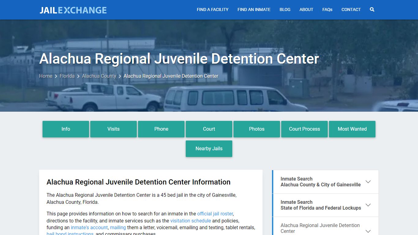 Alachua Regional Juvenile Detention Center - Jail Exchange